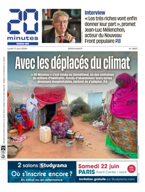 Cover of 20 Minutes (Paris)