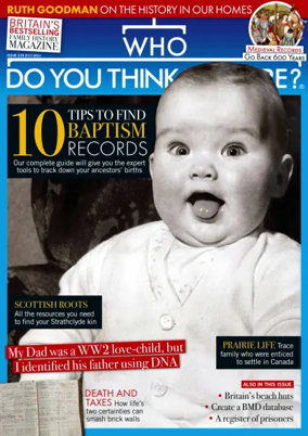 Cover of Who Do You Think You Are? Magazine