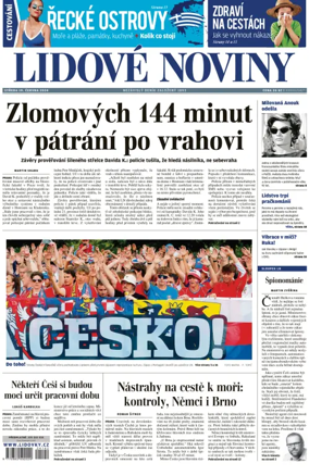 Cover of Lidove noviny