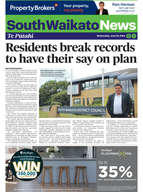 Cover of South Waikato News