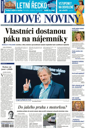 Cover of Lidove noviny