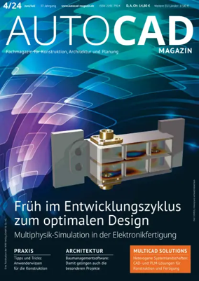 Cover of Autocad and Inventor Magazin