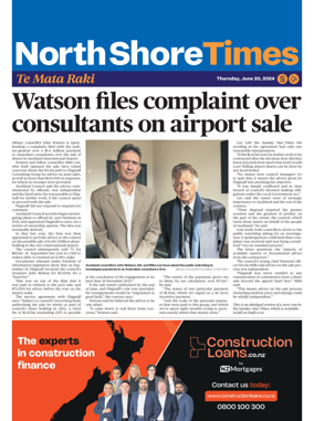 Cover of North Shore Times