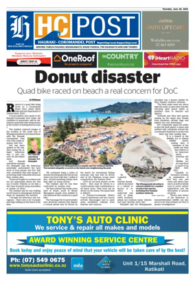 Cover of Waihi Leader