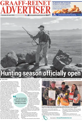 Cover of Graaff-Reinet Advertiser