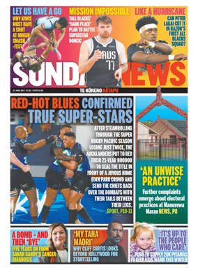 Cover of Sunday News