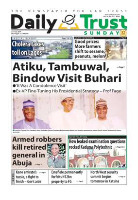 Cover of Sunday Trust