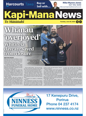 Cover of Kapi-Mana News
