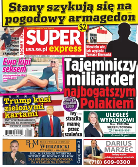 Cover of Super Express Nowy Jork