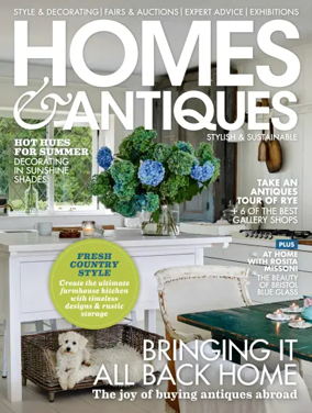 Cover of Homes and Antiques Magazine