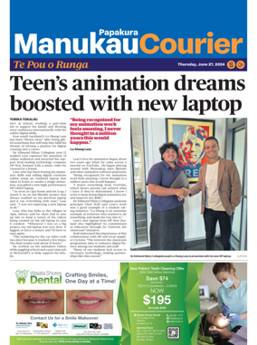 Cover of Manukau Courier