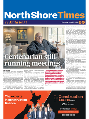 Cover of North Shore Times