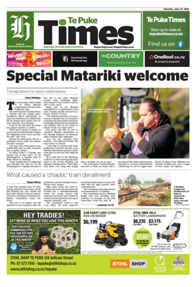 Cover of Te Puke Times