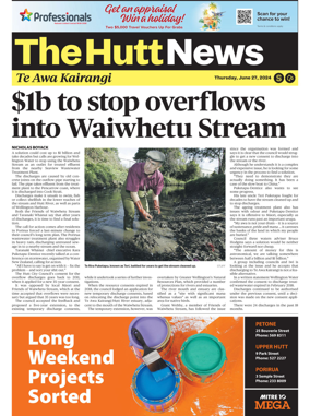 Cover of The Hutt News