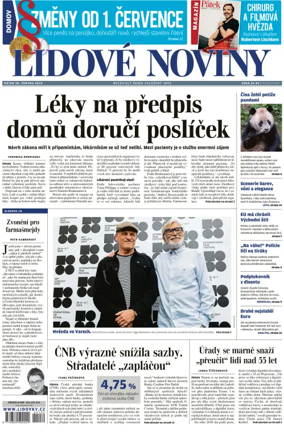 Cover of Lidove noviny