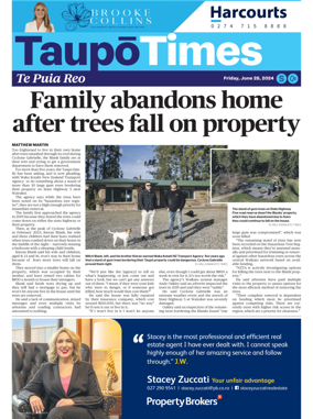 Cover of Taupo Times