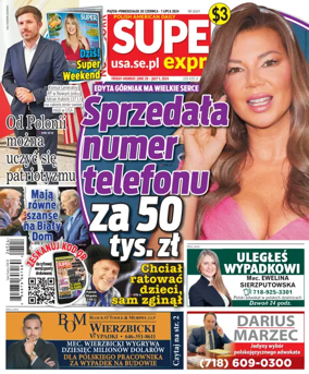 Cover of Super Express Nowy Jork