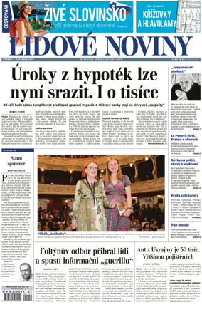 Cover of Lidove noviny