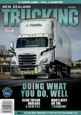 Cover of NZ Trucking Magazine