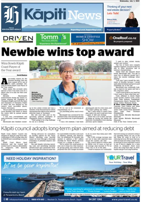 Cover of Kapiti News