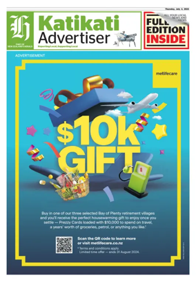 Cover of Katikati Advertiser