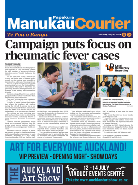 Cover of Manukau Courier