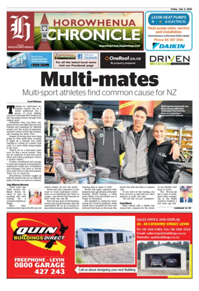 Cover of Horowhenua Chronicle