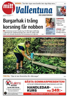 Cover of Vallentuna Nyheter