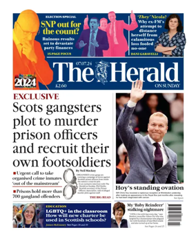 Cover of Sunday Herald