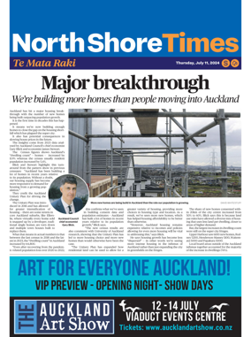 Cover of North Shore Times