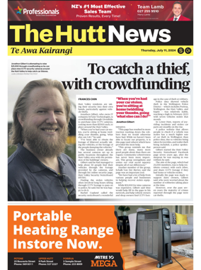Cover of The Hutt News