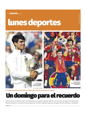 Cover of Lunes Deportes