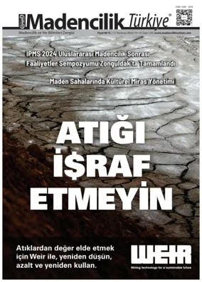 Cover of Madencilik Turkiye Dergisi