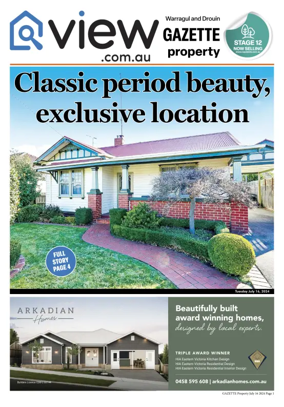 Cover of The Gazette Real Estate