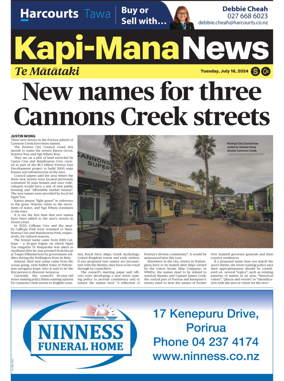 Cover of Kapi-Mana News
