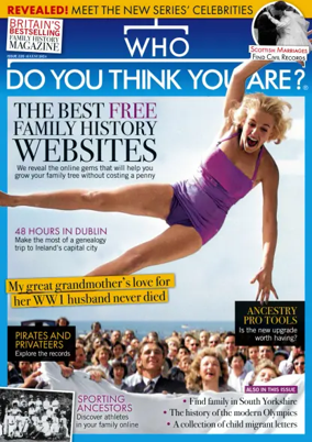 Cover of Who Do You Think You Are? Magazine
