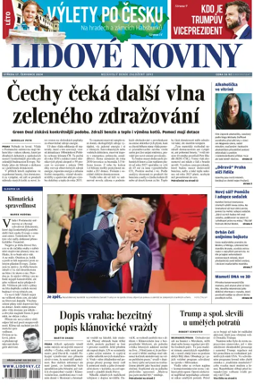 Cover of Lidove noviny