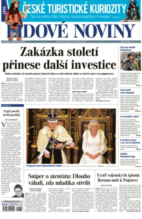 Cover of Lidove noviny