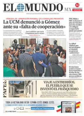 Cover of El Mundo