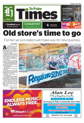Cover of Te Puke Times