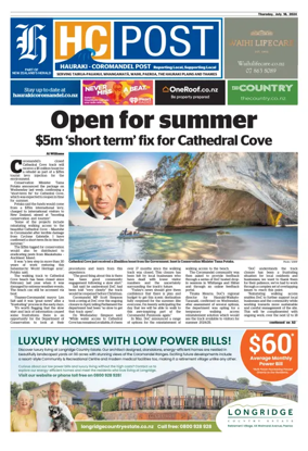 Cover of Waihi Leader