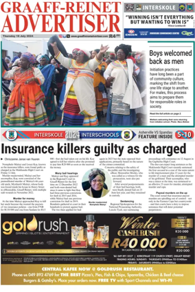 Cover of Graaff-Reinet Advertiser