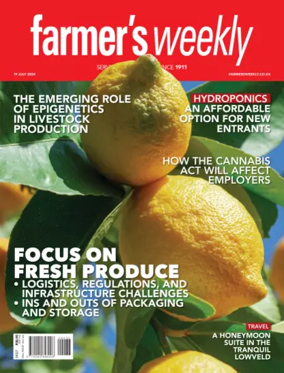 Cover of Farmers Weekly (South Africa)