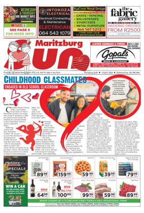 Cover of Maritzburg Sun (South Africa)