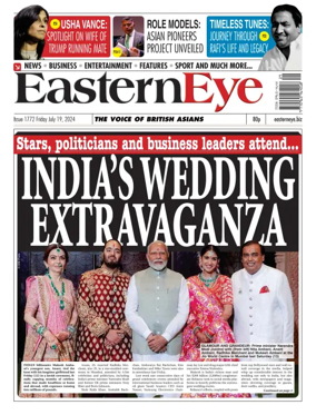 Cover of Eastern Eye (UK)