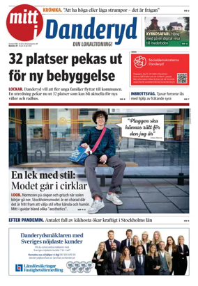 Cover of Danderyds Nyheter