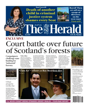 Cover of Sunday Herald