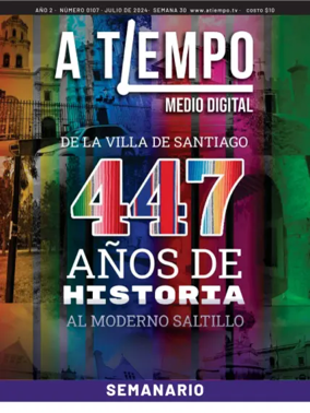 Cover of Semanario A Tiempo