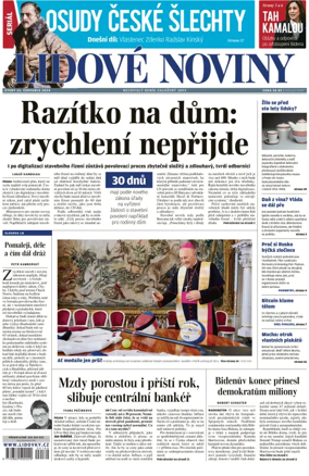 Cover of Lidove noviny