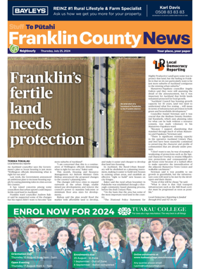 Cover of Franklin County News